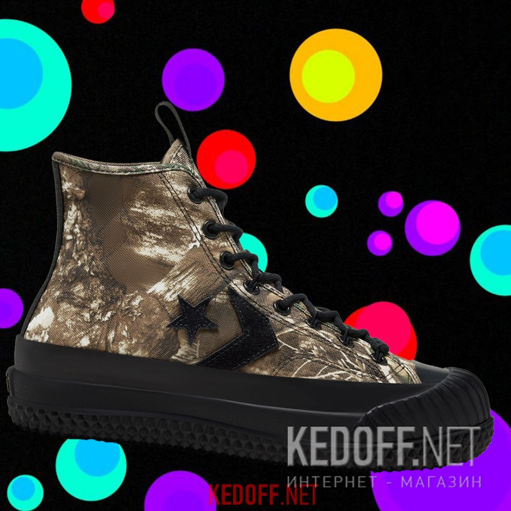 Męski trampki Converse Realtree Edge Water-repellent 168860C доставка по Украине