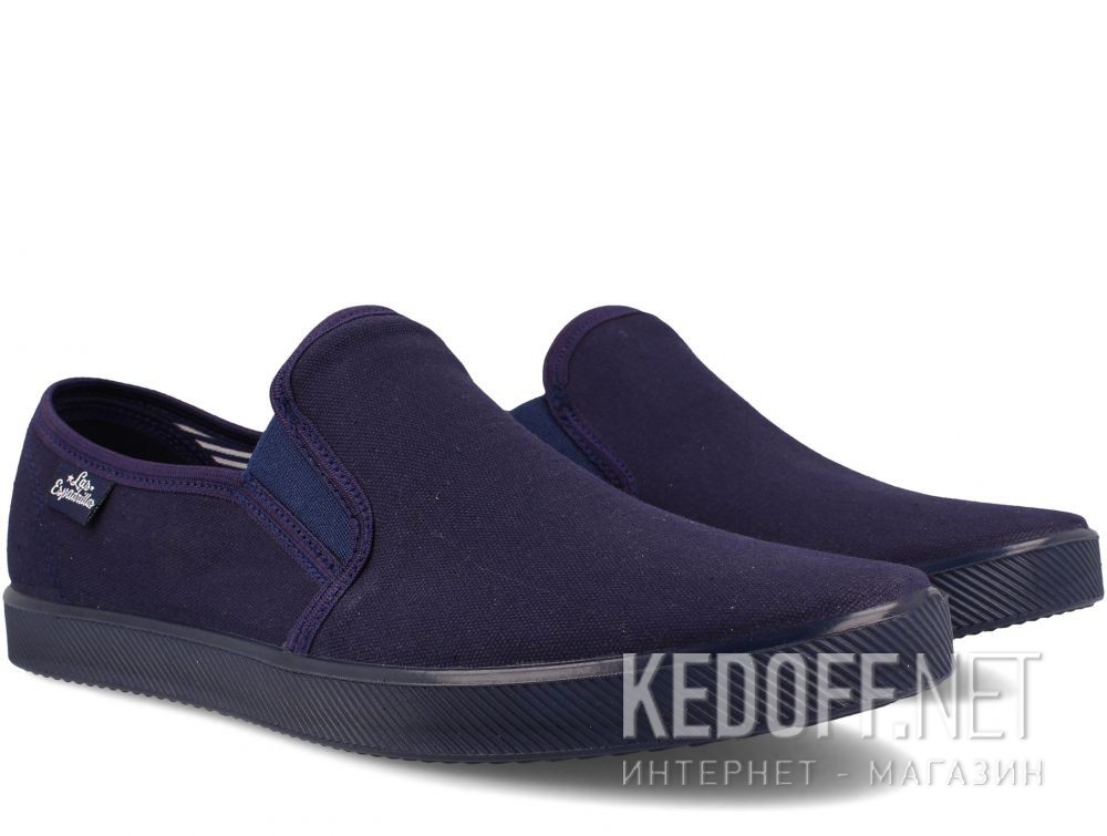 Оригинальные Męskie слипоны Las Espadrillas Eco Soft 6088-8989 Navy