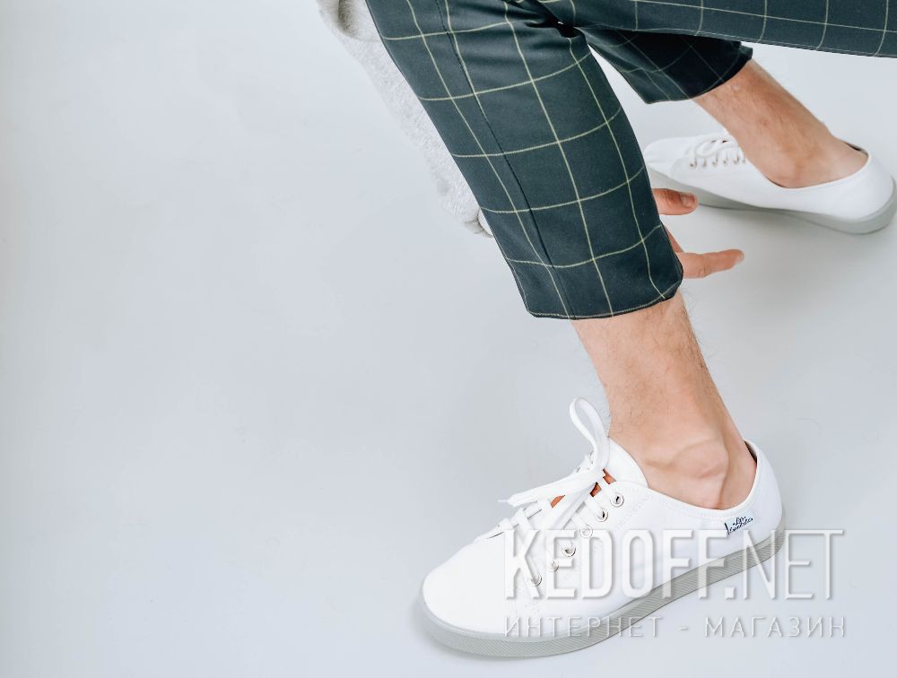 Dostawa Męskie trampki Las Espadrillas 6099-13 Optical White