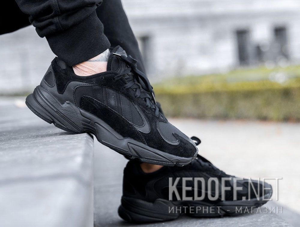 Buty do biegania męskie Adidas Yung I G27026 Czarne все размеры