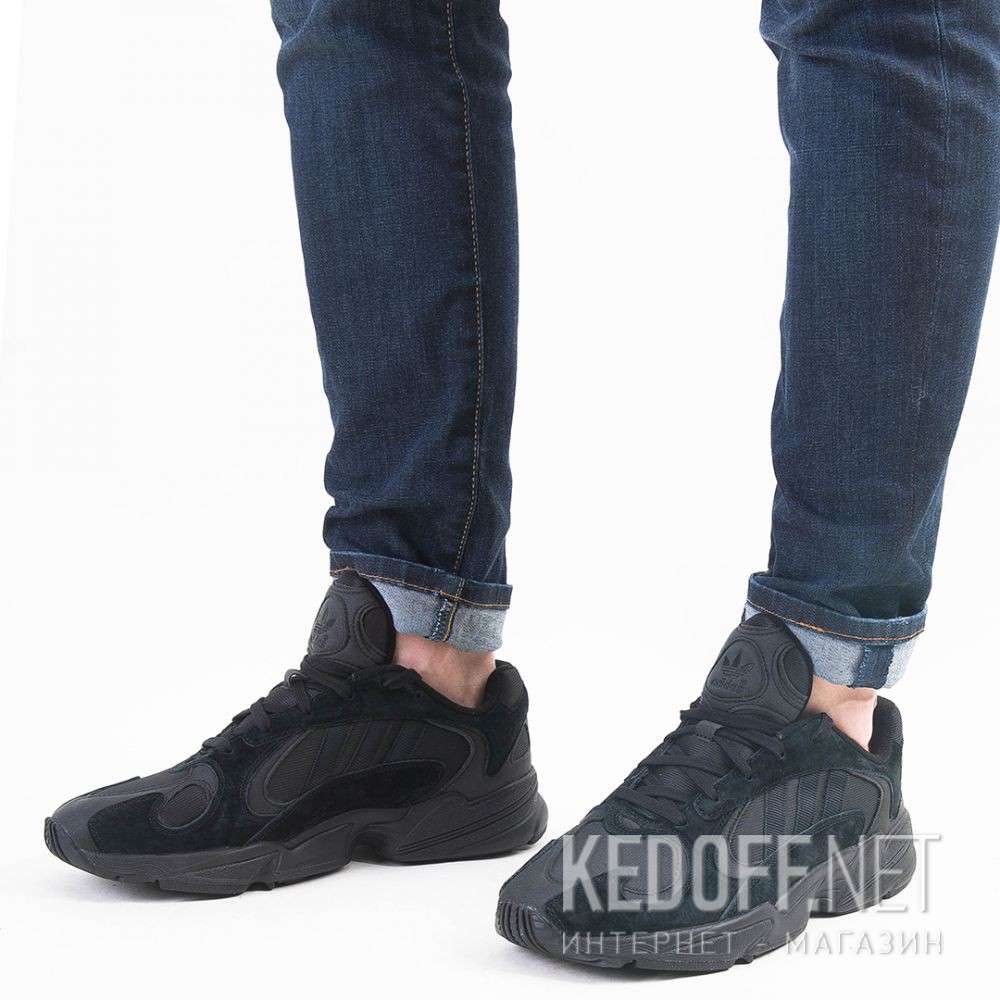 Buty do biegania męskie Adidas Yung I G27026 Czarne доставка по Украине