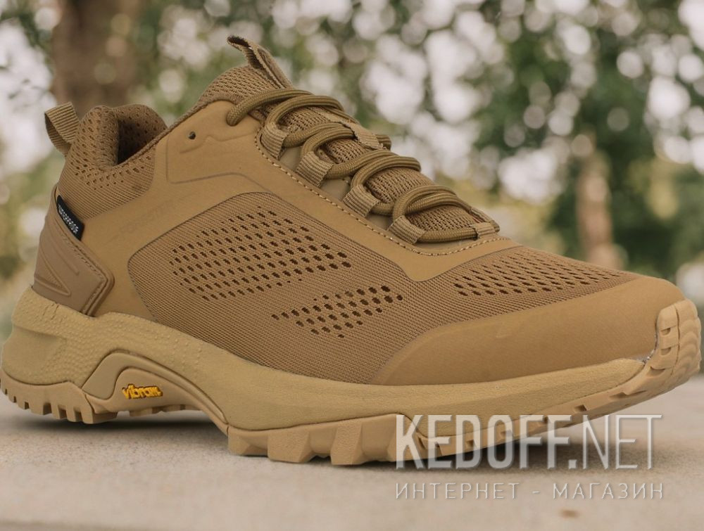 Męskie taktyczne buty Forester Low Beige Tactical Waterproof B24W001A-18FO Vibram доставка по Украине