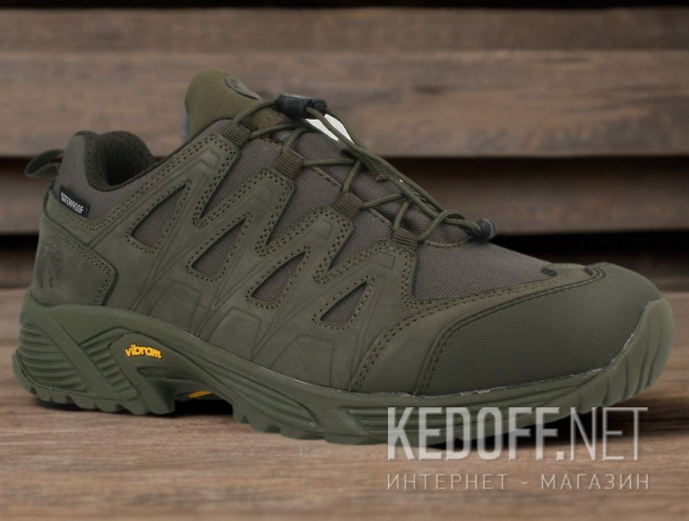 Męskie taktyczne buty Forester Low Force Khaki Waterproof B24W004A-17FO Vibram