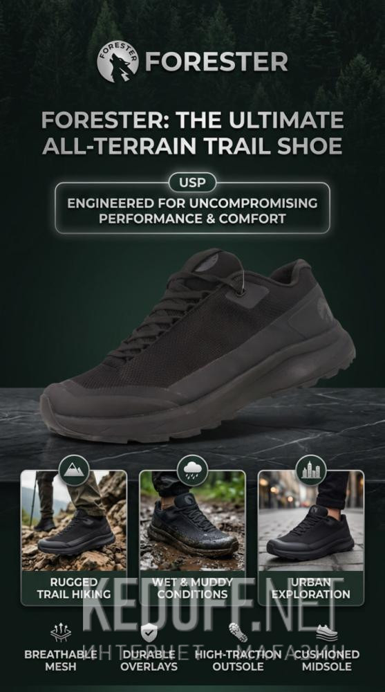 Męskie sportowe Forester Tactical Run 11959s-27-Cz2488 Фото 10