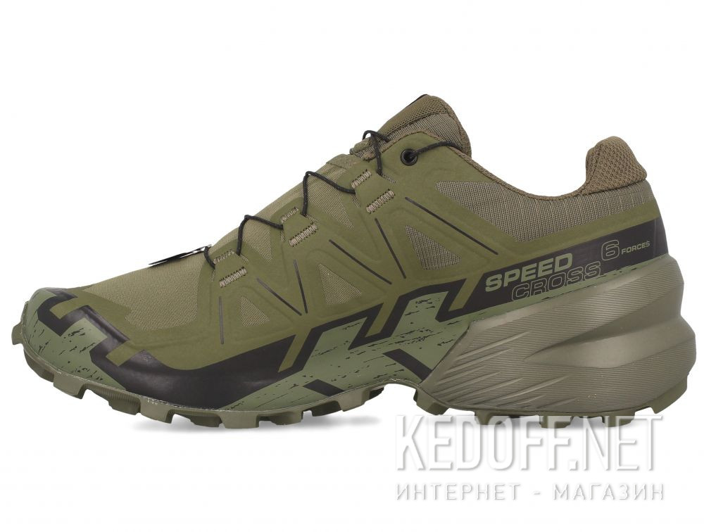 Męskie sportowe taktyczne buty  Salomon 471612 Speedcross 6 Forces Khaki  купить Украина