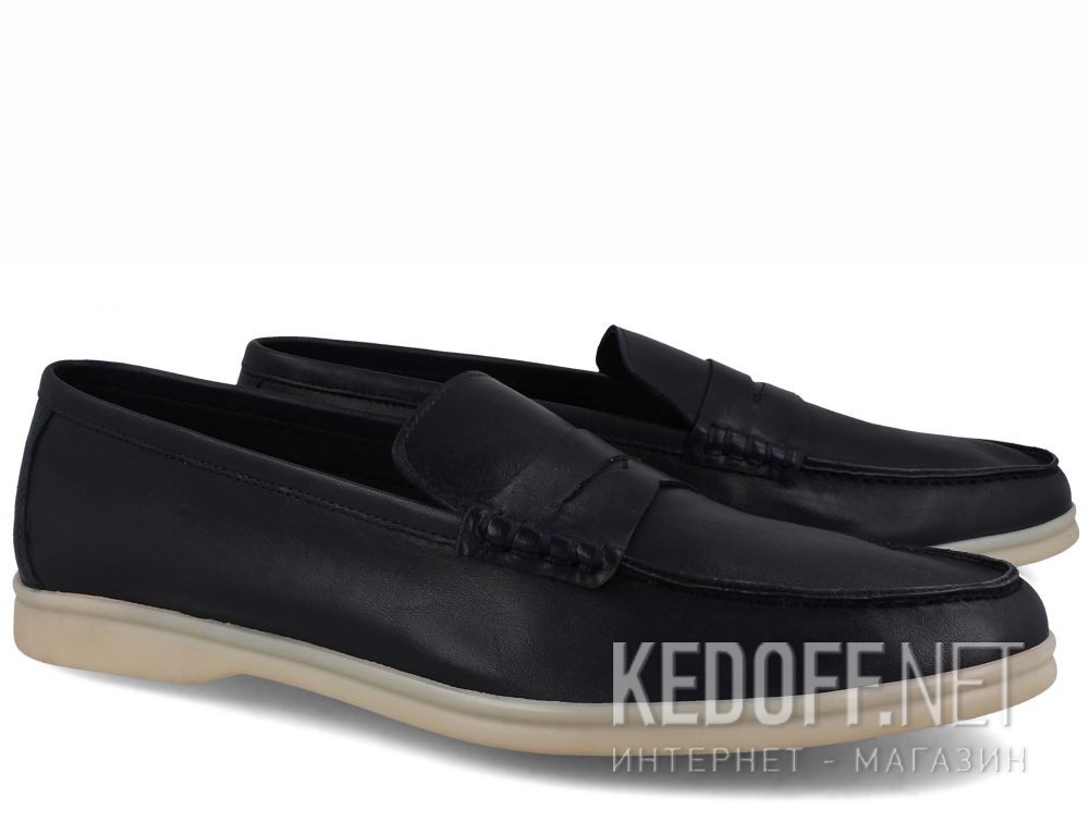 Męskie mokasyny Forester Alicante 3681-89 Navy Leather купить Украина