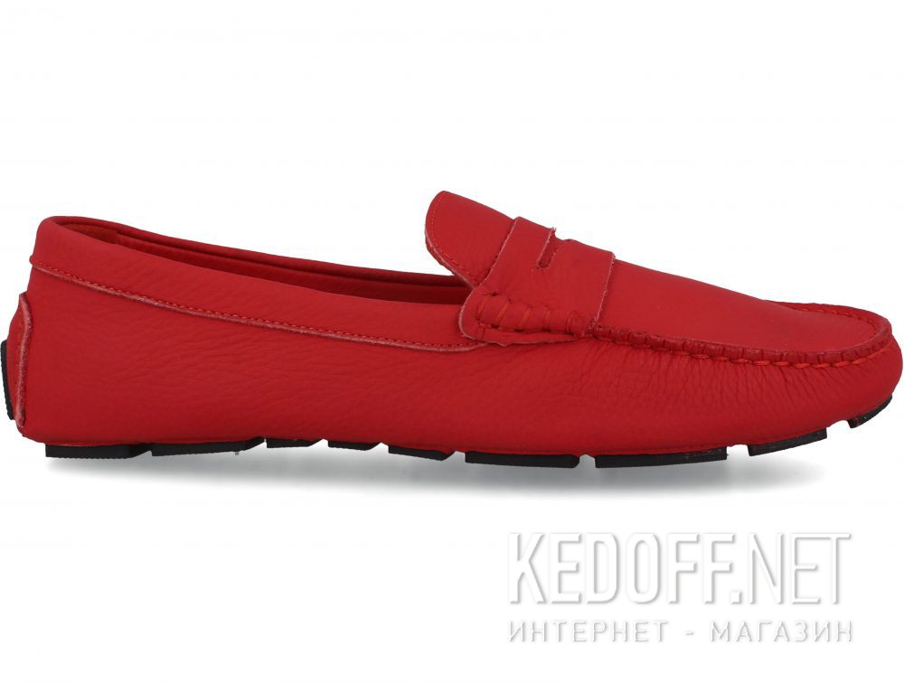 Męskie mokasyny Forester RED Leather Tods 5103-47 купить Украина