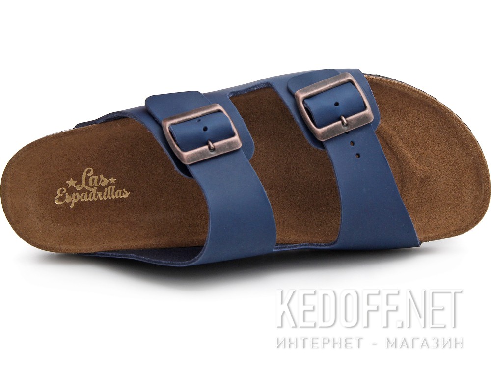 Оригинальные Męskie sandały Las Espadrillas 06-0189-004 unisex (bordowy/niebieski)