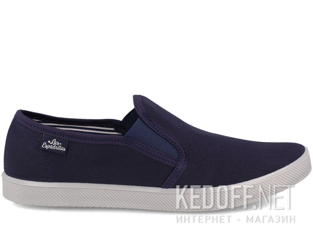 Оригинальные Męskie слипоны Las Espadrillas 6088-8937 Navy