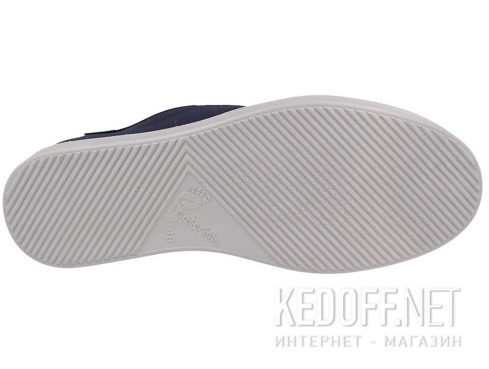 Męskie слипоны Las Espadrillas 6088-8937 Navy все размеры