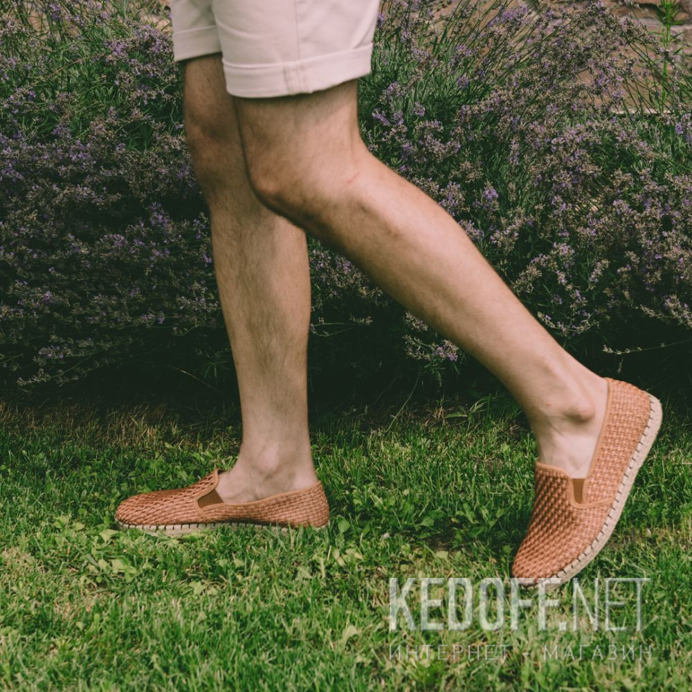 Dostawa Męskie слипоны Las Espadrillas Cuero FV0102-04 Made in Spain