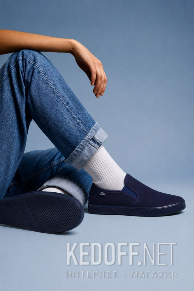 Męskie слипоны Las Espadrillas Eco Soft 6088-8989 Navy