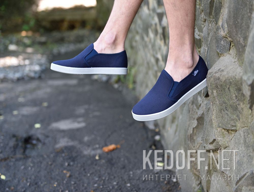 Męskie слипоны Las Espadrillas 6088-8937 Navy доставка по Украине