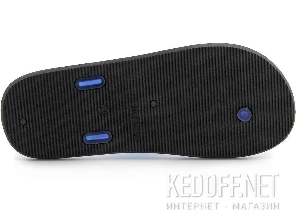Japonki Las Espadrillas Райдер 7201-89 Made in Italy (czarny/niebieski) описание