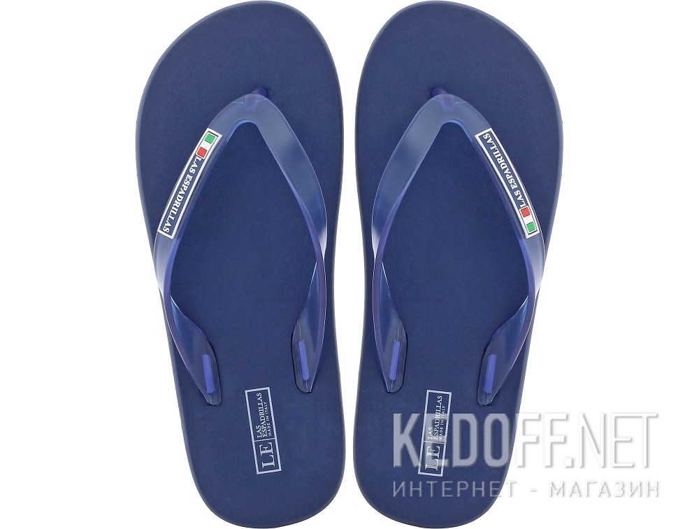 Dodaj do koszyka Japonki Las Espadrillas Райдер 7201-89 Made in Italy (czarny/niebieski)