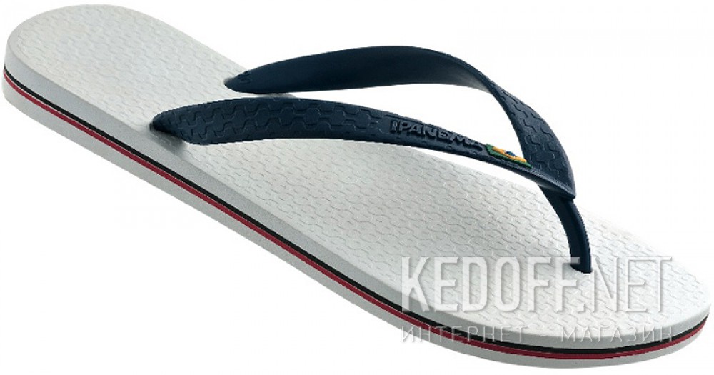 Dodaj do koszyka Męskie obuwie plażowe Ipanema Classic Brasil 80415 - 21192 (biały)