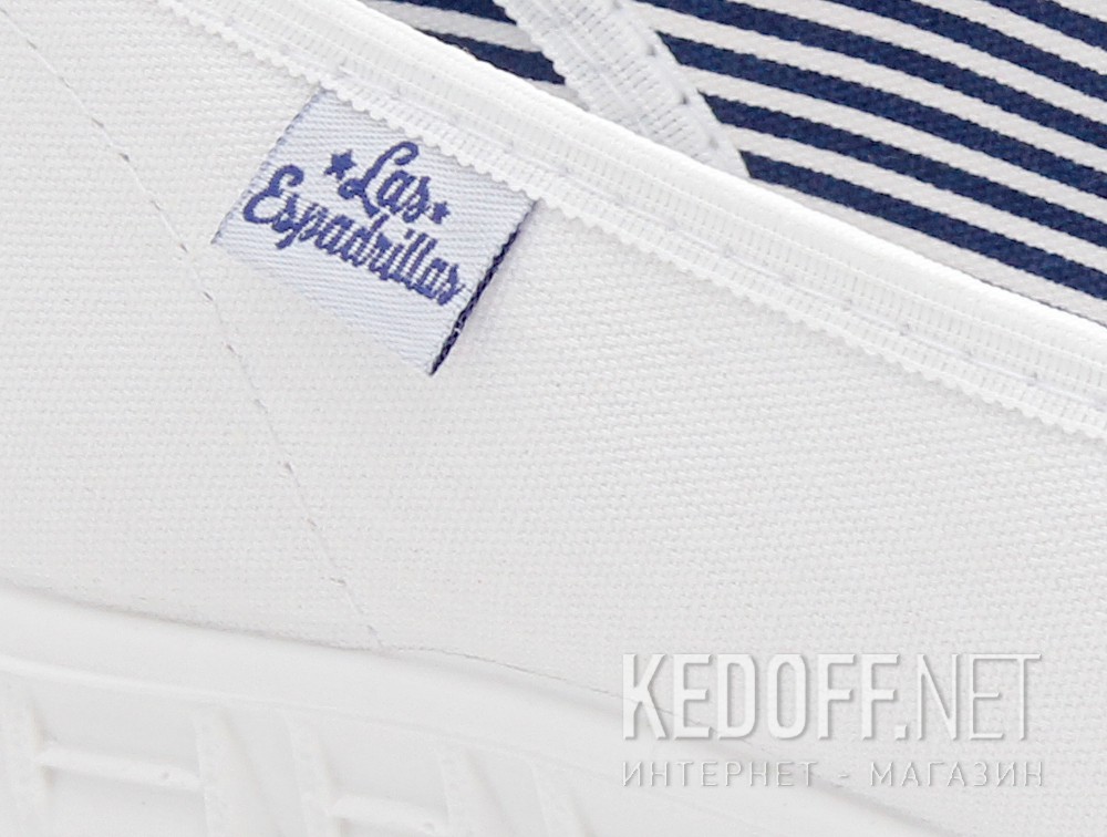 Damskie baleriny Las Espadrillas 22636-13SP (biały) все размеры