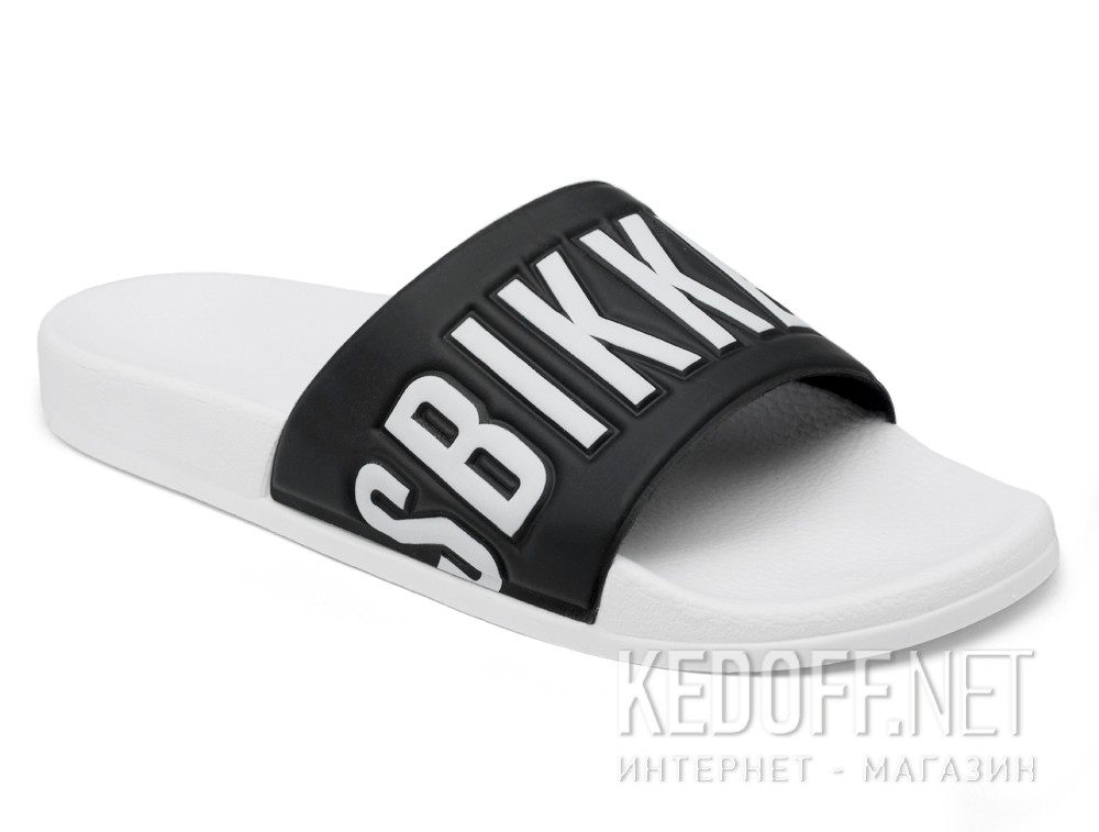 Kapcie Dirk Bikkembergs Sandal 108367-13 Made in Italy unisex (czarny/biały) купить Украина