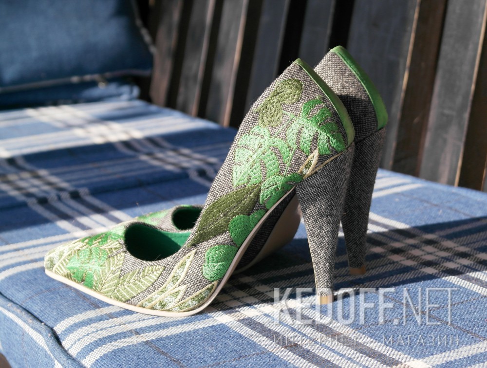 Buty wieczorowe KHMARA 130692 unisex (zielony/szary) описание